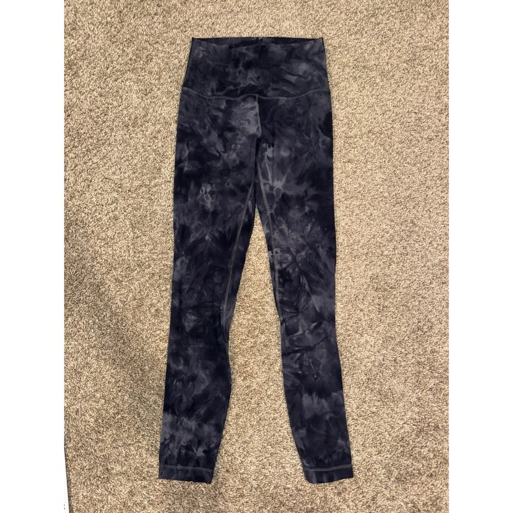 Lululemon Align High-Rise Pant 25 Diamond Dye Graphite Grey Bronze Green Size 4
